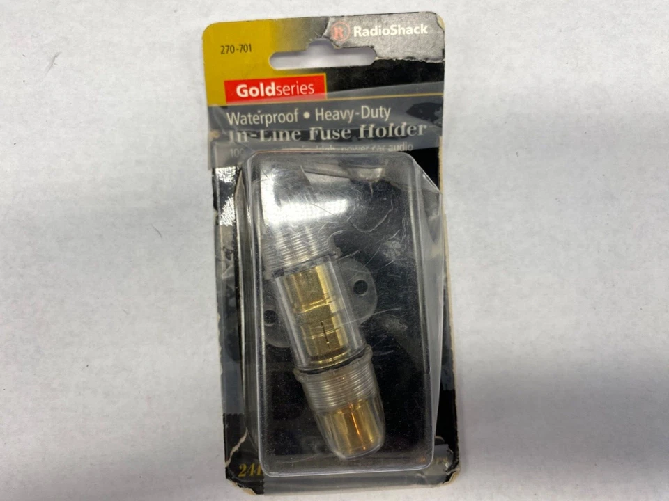 Водонепроницаемый встроенный держатель предохранителя Radio Shack 270-701, предохранители AGU/5AG - Изображение 2 из 3