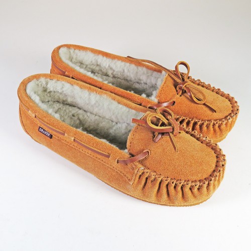 Womens Draper Leather Moccasin Slippers Size UK 3 (EU 36) RRP: £50 - Picture 14 of 15