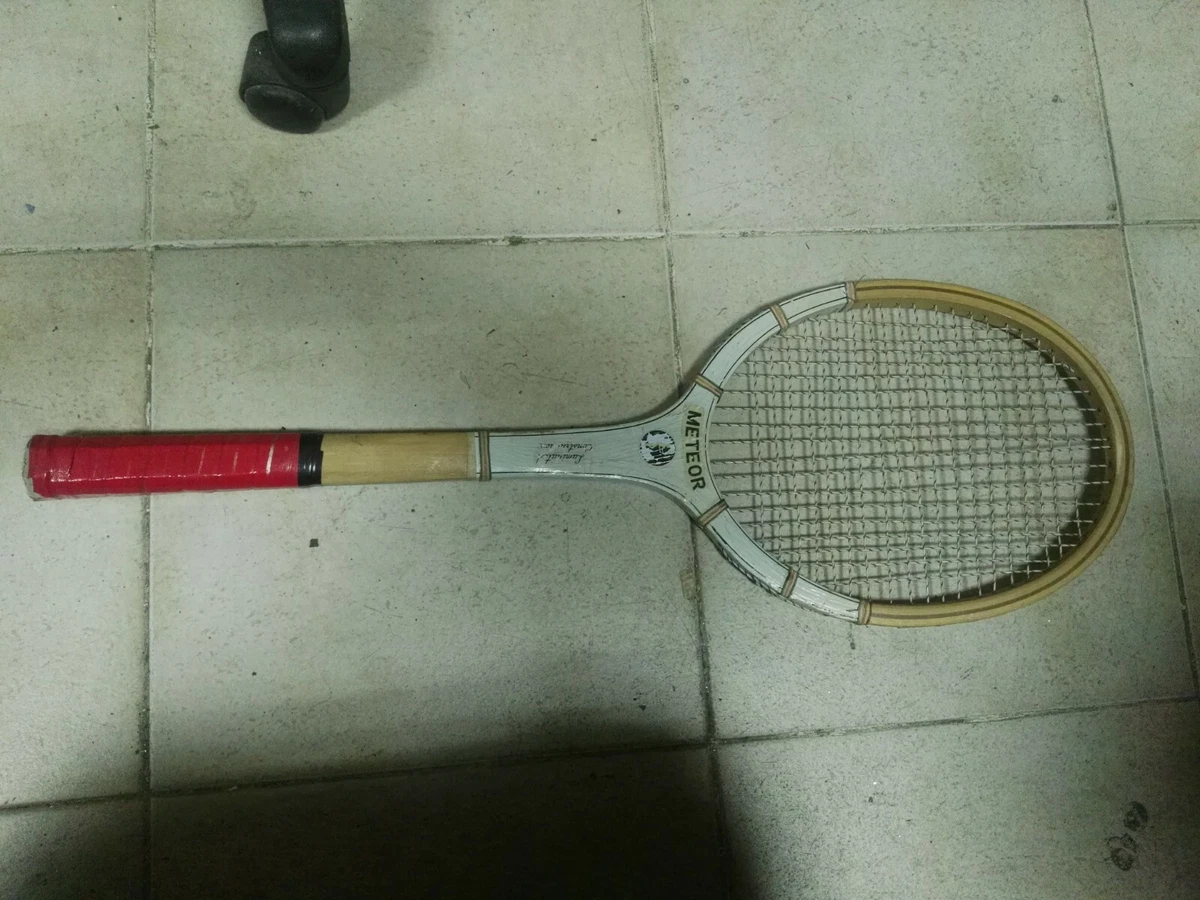 raqueta de tenis de madera antigua vintage meteor pakistan eBay