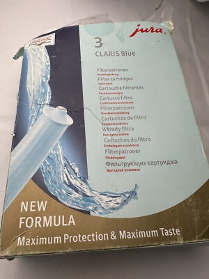 Box of 3 Jura Claris Blue 71312 201606 Coffee Machine Water Filter Cartridge