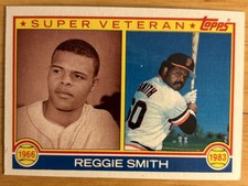 1983 Topps Reggie Smith Super Veteran Card #283 Giants Corner Dings & O/C