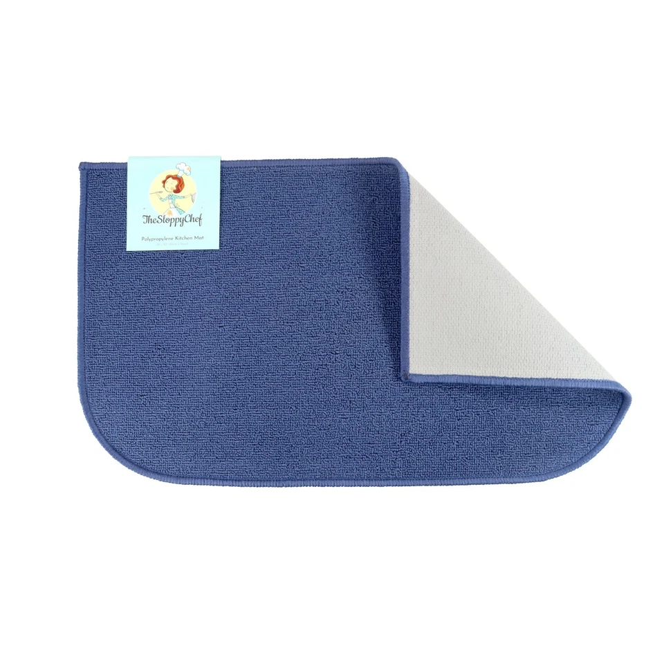 D-Shape Kitchen Throw Area Rug - 18x30 Non-Skid Latex Backing - Color Options - Image 4 of 4