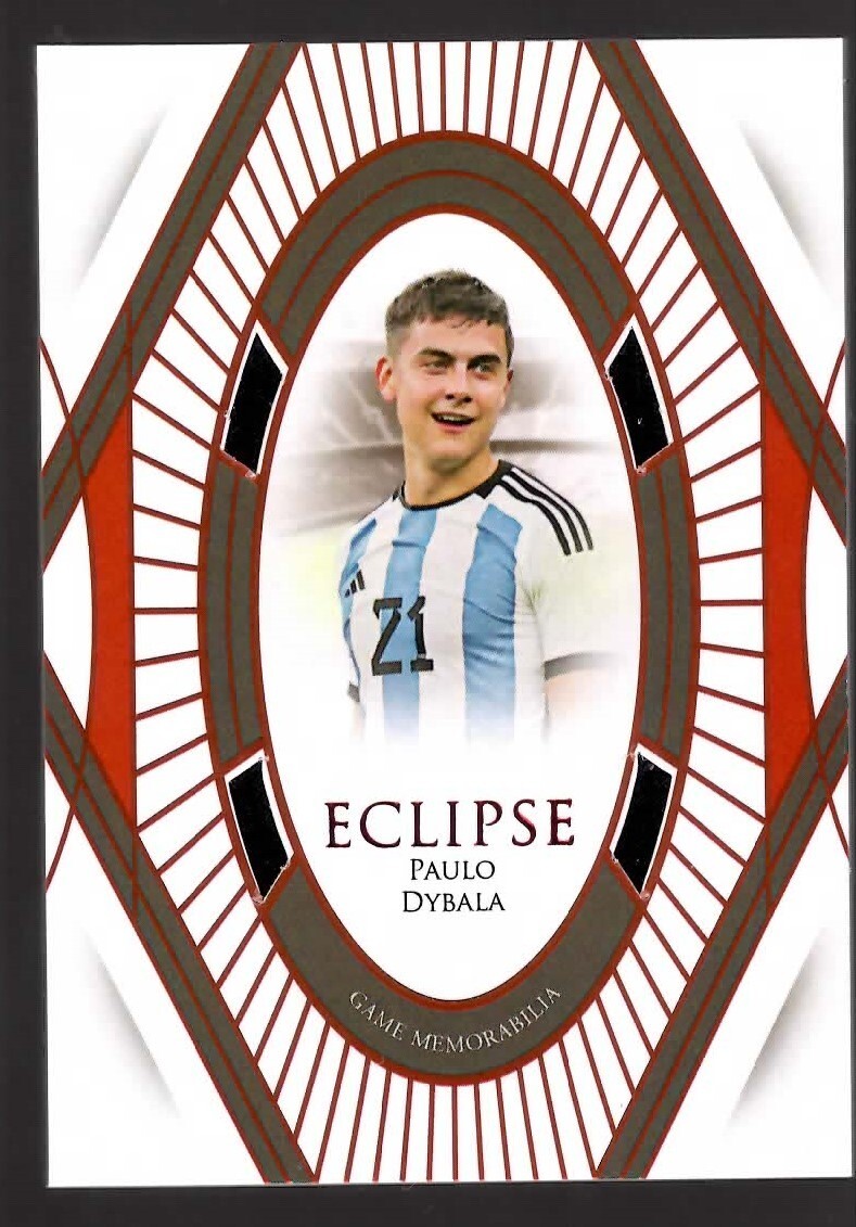 Paulo Dybala /4 Match/Game Worn Patch Shorts 2023 Futera Eclipse Argentina 