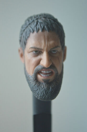 1/6 Spartan 300 Warriors King Leonidas Gerard Butler Head Fit 12'' Male Figure B - Picture 1 of 6
