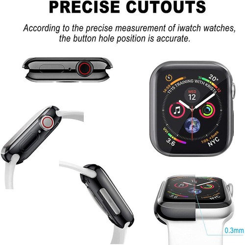 TPU Case Screen Protector iWatch Cover For Apple Watch Series Ultra 2 9 8 7 6 SE - Picture 7 of 22