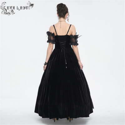 black lace steampunk dress Black Steampunk Dress 4XL