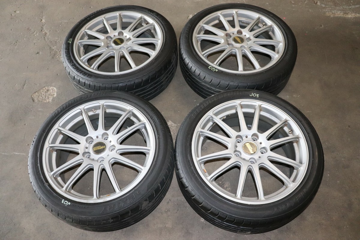 JDM A-TECH Final Speed AfterMarket Wheels 17x7 ET +53 5x114.3 Rims