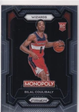 2023-24 PRIZM MONOPOLY RC BILAL COULIBALY WASHINGTON WIZARDS ROOKIE JC-3111