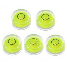 5pcs Mini Precision Circular Spirit Level Set Meter Bubble Horizontal Ruler Tool