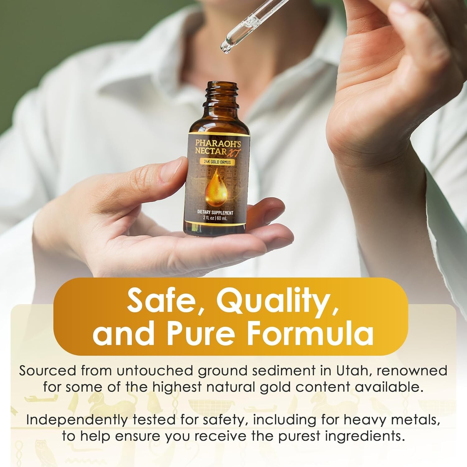 Ultra-Pure, 99.9% Liquid Gold - 24K Monoatomic Gold Ormus - Third Eye Awakeni...