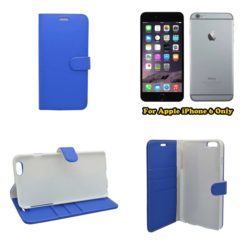 Case For Apple iPhone 6 6s Plus Wallet Flip PU Leather Stand Card Slot Cover - Image 3 of 4