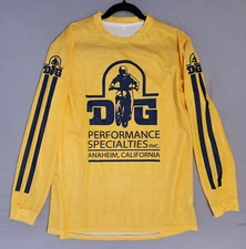 New Reproduction Vintage DG Shirt, Mens XL, MX Motocross Twinshock