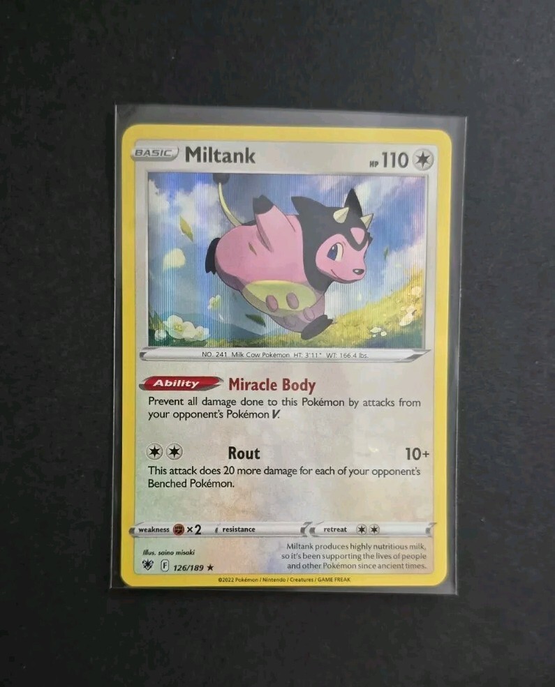 Holo Miltank 126/189 Rare Astral Radiance Pokemon TCG