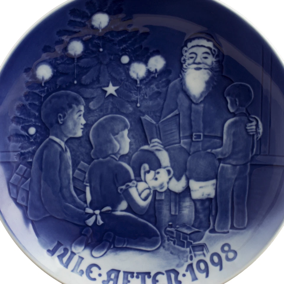 ROYAL COPENHAGEN BING&GRONDAHL PIATTO DI NATALE 1998 ORIGINALE PORCELLANA PRIMA - Immagine 2 di 4