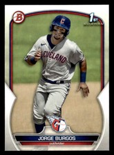 2023 Bowman #BP-98 Jorge Burgos Prospects Card Cleveland Guardians