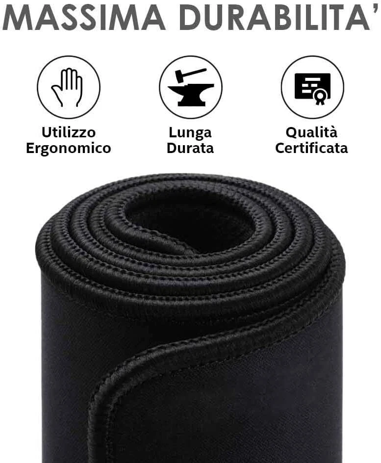 Tappetino mouse xxl Verde NET 900x400x grande per scrivania antiscivolo gaming - Immagine 3 di 4