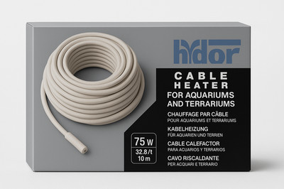 Hydor Bodenheizung für Aquarien 75 Watt schönere Pflanzen und weniger Mulm