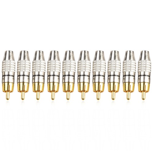 Heiß Hohe Qualität Adapteranschlüsse 42*11mm Audio Cinch-Stecker Löten - Bild 6 von 24