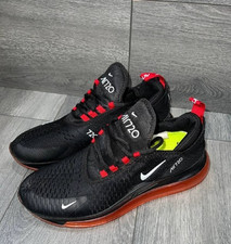 Nike Air Max 270 Shoes Black University Red White Men's Sz 10 S000751