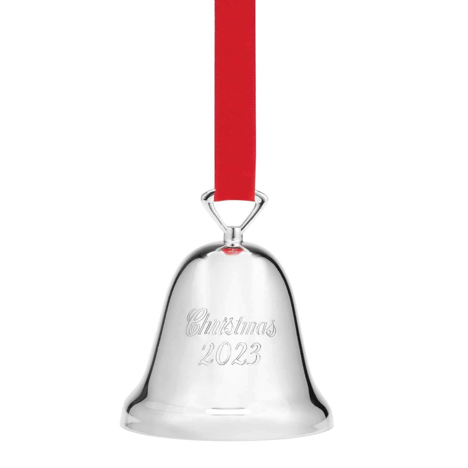 894800 2023 Annual Silverplated Christmas Tree Bell, Ornaments