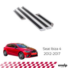 Chrom Einstiegsleisten Schutz Blende 4tlg für Seat Ibiza 4 2012-2017