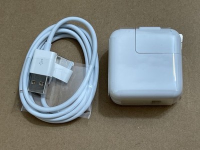 Apple MC359LL/A 10W Power Adapter & USB Sync Charger MA591G/C iPad iPhone iPod .