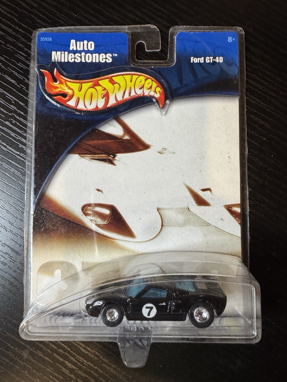 Hot Wheels Auto Milestones Series Black Ford GT-40