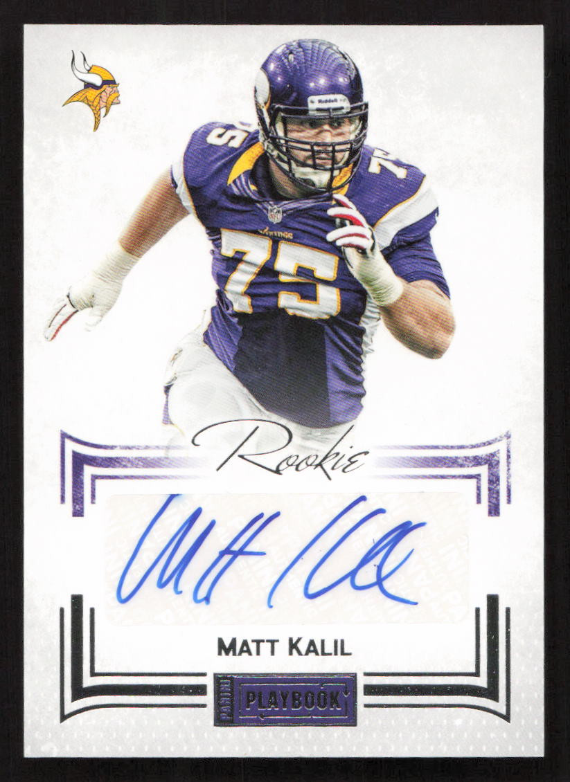 Matt Kalil Panini Playbook #140 Autograph