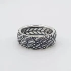 Vintage David Yurman Men`s Sterling Silver 8"mm Naturals Gator Ring Size 13