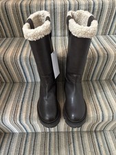 Mezzi stivali donna classe Roberto Cavalli vintage finto shearling UK 6. Prezzo consigliato £360