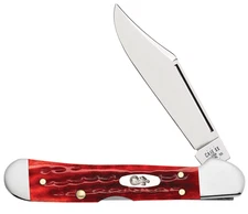 Case xx Knives Mini Copperlock Old Red Bone 10307 Stainless Pocket Knife