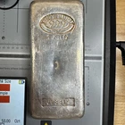 Johnson Matthey 1 Kilo .999 Silver Poured Bar 32.15 oz