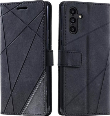 Für Samsung Galaxy S26 S25 S24 S23 S22 Wallet Case Schwarz Leder Handyhülle |UK