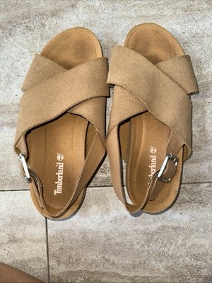 Timberland Women's  Malibu Waves Cross-Strap  Sandals NIB