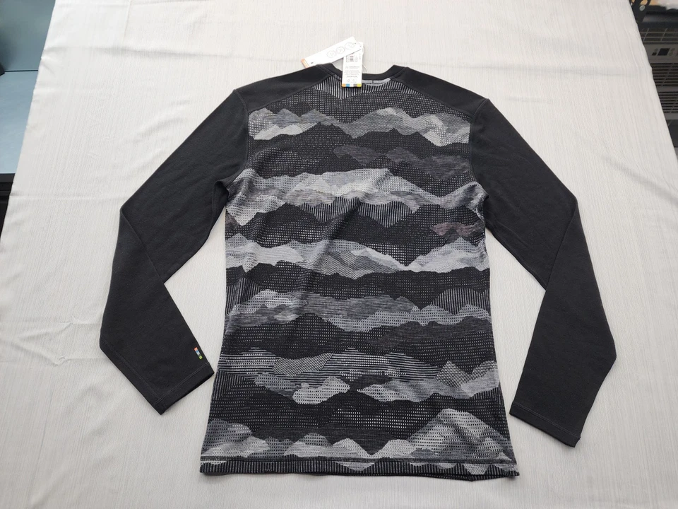 New Smartwool Men’s Classic Thermal 100% Merino Base Layer Crew Large Slim $110 - image 2 of 4