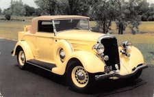1934 Dodge Convertible Coupe Model DR  Auto Automobile Postcard