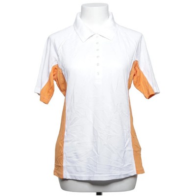 Abacus, Poloshirt, Größe: L, Weiß/Orange, Polyamid, Einfarbig, Damen #a4P