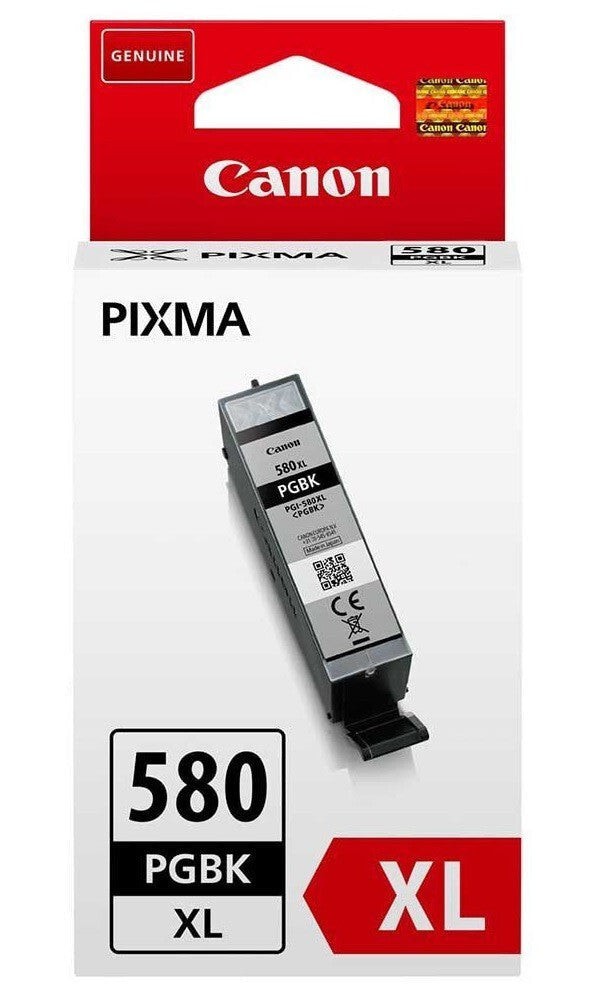 Genuine Canon PGI-580XL PGBK Black Ink Cartridge, Pixma TR7550, TS6150, TS6151