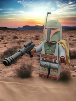 3D Printed Star Wars Boba Fett Large Scale 8.5''- 9.5'' Big Fig