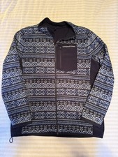 VINEYARD VINES Men's Fairisle Sweater Fleece Full Zip Jacket Size Medium M Med