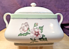Royal Horticultural Society "Applebee Collection" Hibiscus ~ 19.5 cm sq. Tureen