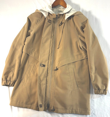 Classic Elements Light Brown Hooded Jackets, Women's 6/8, zipper & tog closure