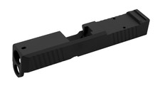 Live Free Armory LF26 Chamfered Slide for Glock 26   CNC Steel   Drop-In   Black