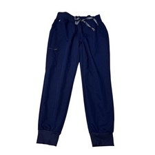 Figs Women's Zamora High-Rise Jogger Scrub Pants Navy Blue L 31X27 Petite