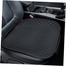 Linen Car Seat Covers for Cars - Non-Slip and 2 Front Bottom Seat Covers Black