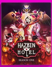 Hazbin Hotel Season One Blue ray  - NO PROMO CARD INCLUDED