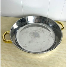 Cuisine Cookware Command Performance Gold Stainless Steel 11" Pan 3 Ply Base