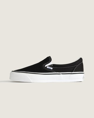 Vans Premium Slip-On VN000D5AY28 BLACK/WHITE Unisex US 4-12 Japan Exclusive NWT