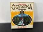 Vintage Olympia Beer “It’s The Water” Waterfall Clock Sign Bar Man Cave Decor
