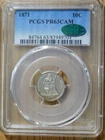 1871 Liberty Seated Dime *PCGS PR 63 CAMEO CAC*